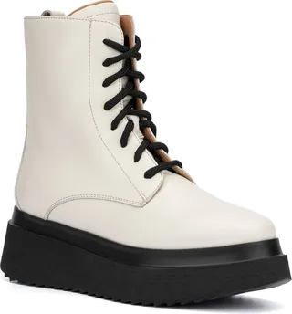 Ornella Weatherproof Wedge Combat Boot