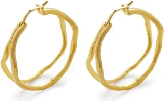 18kt Recycled Gold Vermeil Hoop Earrings