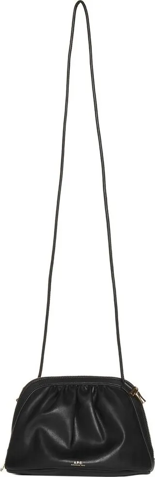 A.P.C. Logo Detailed Zip-Up Shoulder Bag
