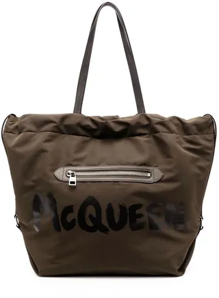 Logo-Print Tote Bag