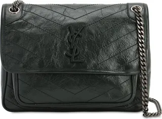 Medium Niki Monogram Leather Bag