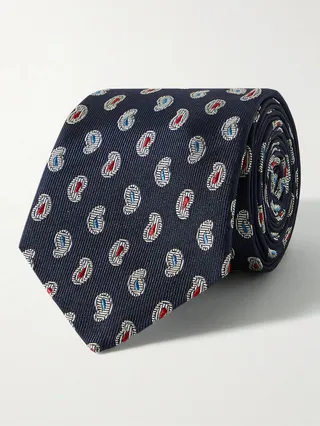 8cm Paisley-Jacquard Silk Tie