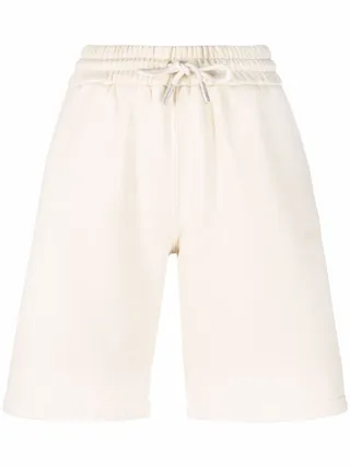 Diag logo-print sweat shorts