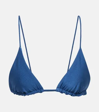 Via triangle bikini top