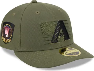Men's New Era Green Arizona Diamondbacks 2023 Armed Forces Day Low Profile 59FIFTY Fitted Hat