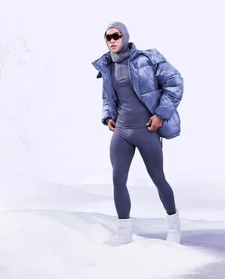 ASOS 4505 seamless rib ski base layer legging