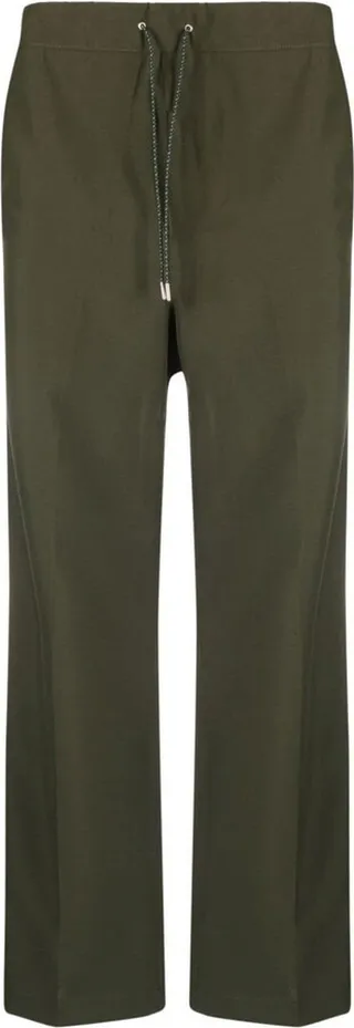 Cropped Drawstring-Waist Trousers