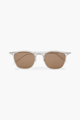 D-frame acetate sunglasses
