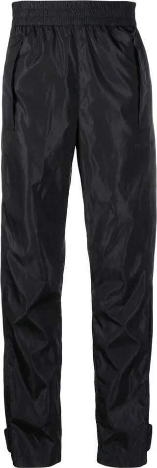 Logo-Print Elasticated Trousers