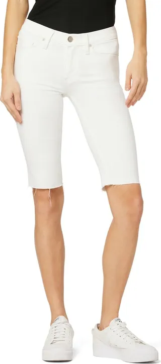 Amelia Cutoff Denim Bermuda Shorts