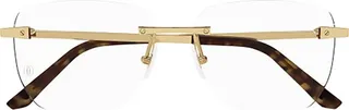Cartier Rectangle Rimless Glasses