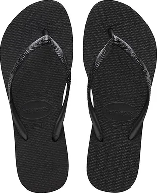 Havaianas Slim Flatform Flip-Flop Sandal (Black) Women's Shoes