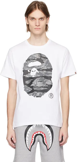 BAPE White Big Ape Head T-Shirt