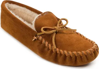 Minnetonka Men's Pile Lined Soft Sole Slippers Men's Shoes