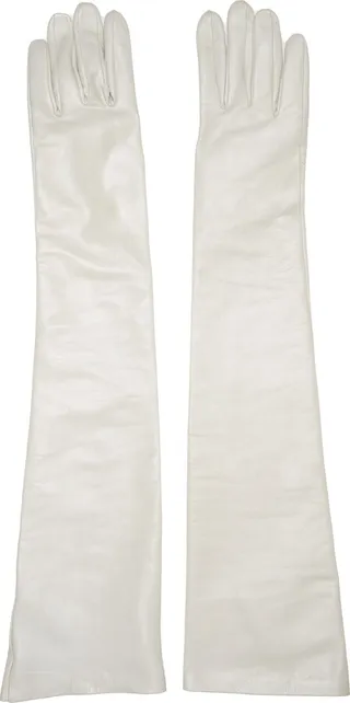 Long Leather Opera Gloves