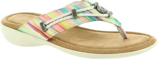 Silverthorne Womens Slip On Padded Insole Thong Sandals