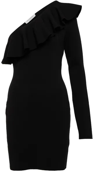 One-shoulder minidress