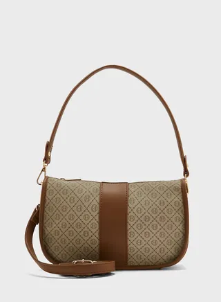 Top Zip Shoulder Bag