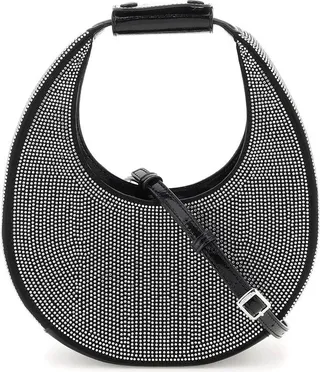 Staud Moon Embellished Logo Detailed Tote Bag