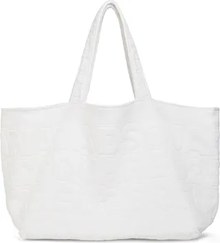 Sponge jacquard tote bag
