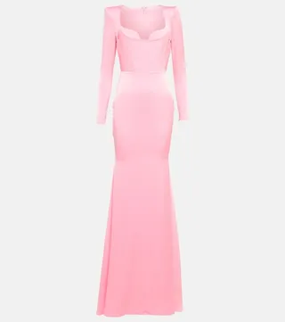 Crepe gown