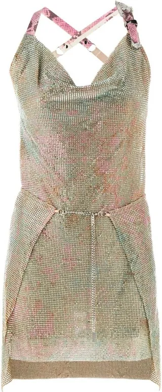 Sequin-Embellished Minidress