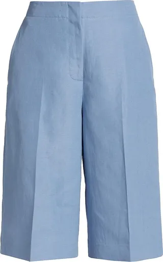 Ryerson Silk-Linen Bermuda Shorts