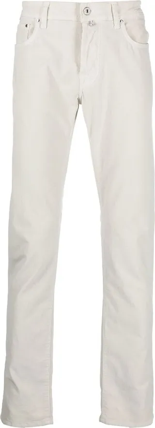 Skinny-Cut Leg Trousers