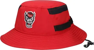 Men's adidas Red Nc State Wolfpack 2021 Sideline Aeroready Bucket Hat