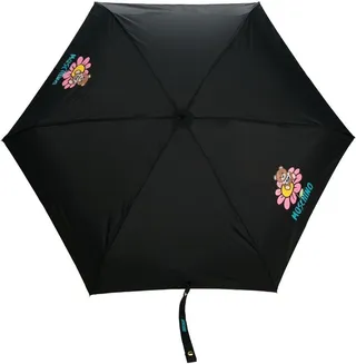 Teddy Bear floral-print umbrella