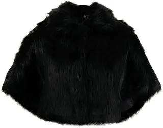 Nord faux-fur cropped cape
