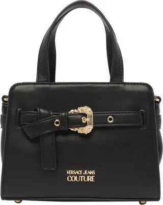 Versace Jeans Couture Logo-Plaque Buckle-Detailed Crossbody Bag