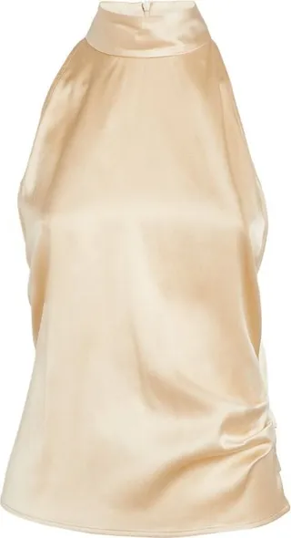 Helmut Lang Silk Halterneck Top
