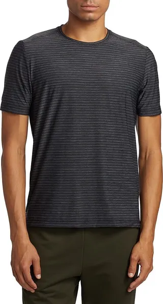 Stripe Slim Fit Active T Shirt