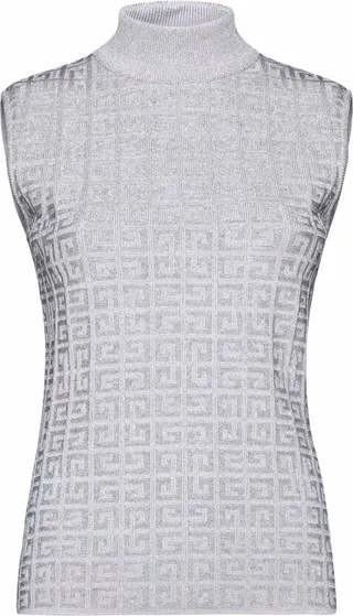 Givenchy Monogram Printed Turtleneck Top