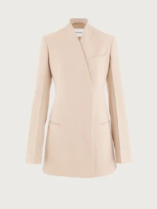 Ferragamo Women Contemporary blazer Beige