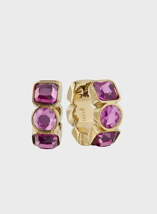 Round Stud Earrings