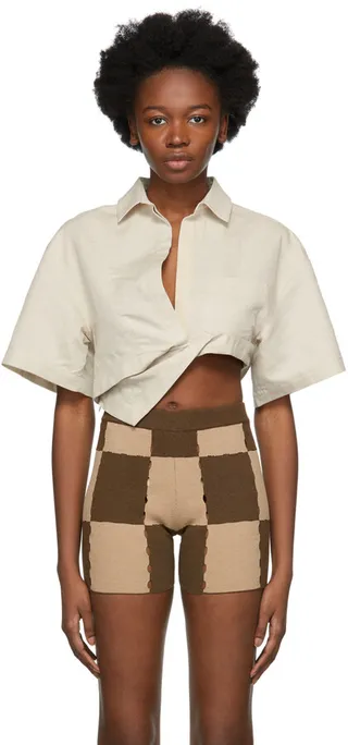 Jacquemus Beige 'La Chemise Capri' Shirt