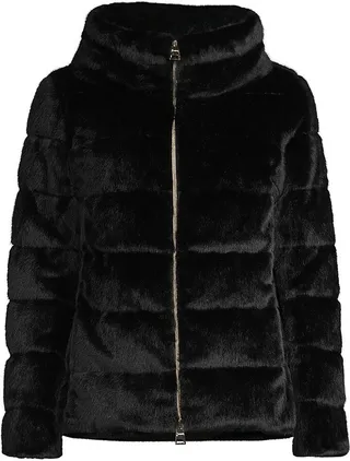 Faux-Fur Teddy Down Jacket
