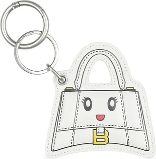 Hourglass Mirror Keychain
