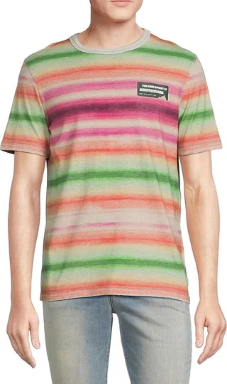 Striped Crewneck T Shirt