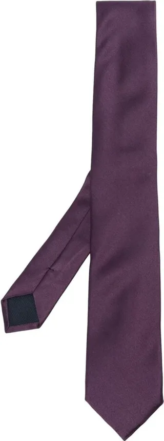 Pointed-Tip Silk Tie