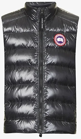 ens Carbon Crofton Quilted Funnel-neck Recycled-nylon Gilet