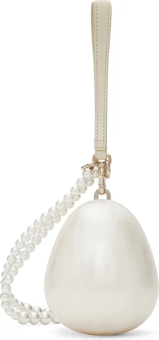 Simone Rocha Off-White Micro Egg Bag