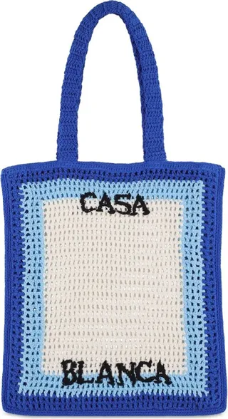 Crochet Atlantis tote bag