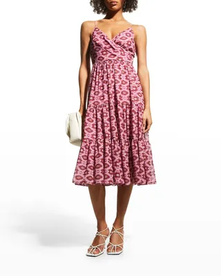 Dalia Chiffon Midi Dress