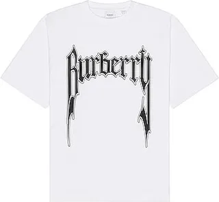 Burberry Sici Big Artwork Tee in White