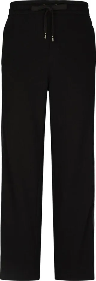 Black Drawstring Waistband Track Pants