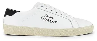 Saint Laurent SL06 Signa Low Top Sneaker in White