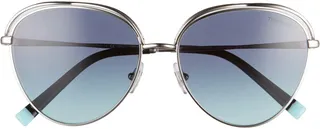 Phantos 58mm Gradient Round Sunglasses